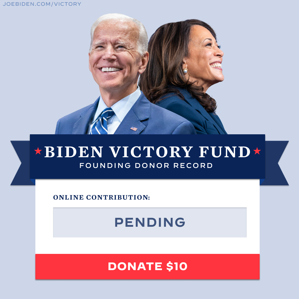 Biden Victory Fund - Middle Seat